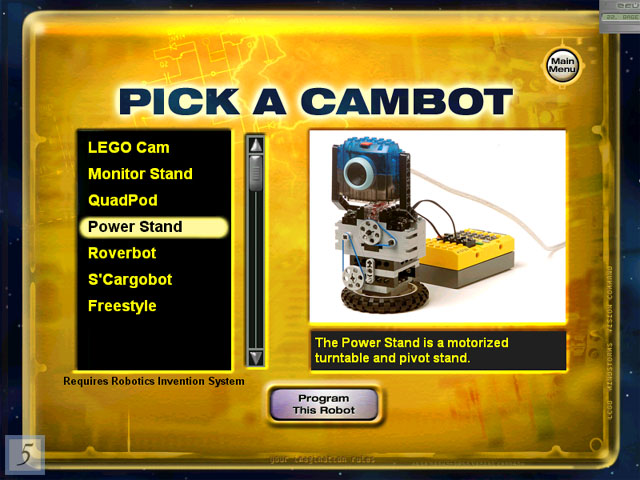 lego vision command software