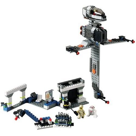 lego B-Wing at Rebel Control Center